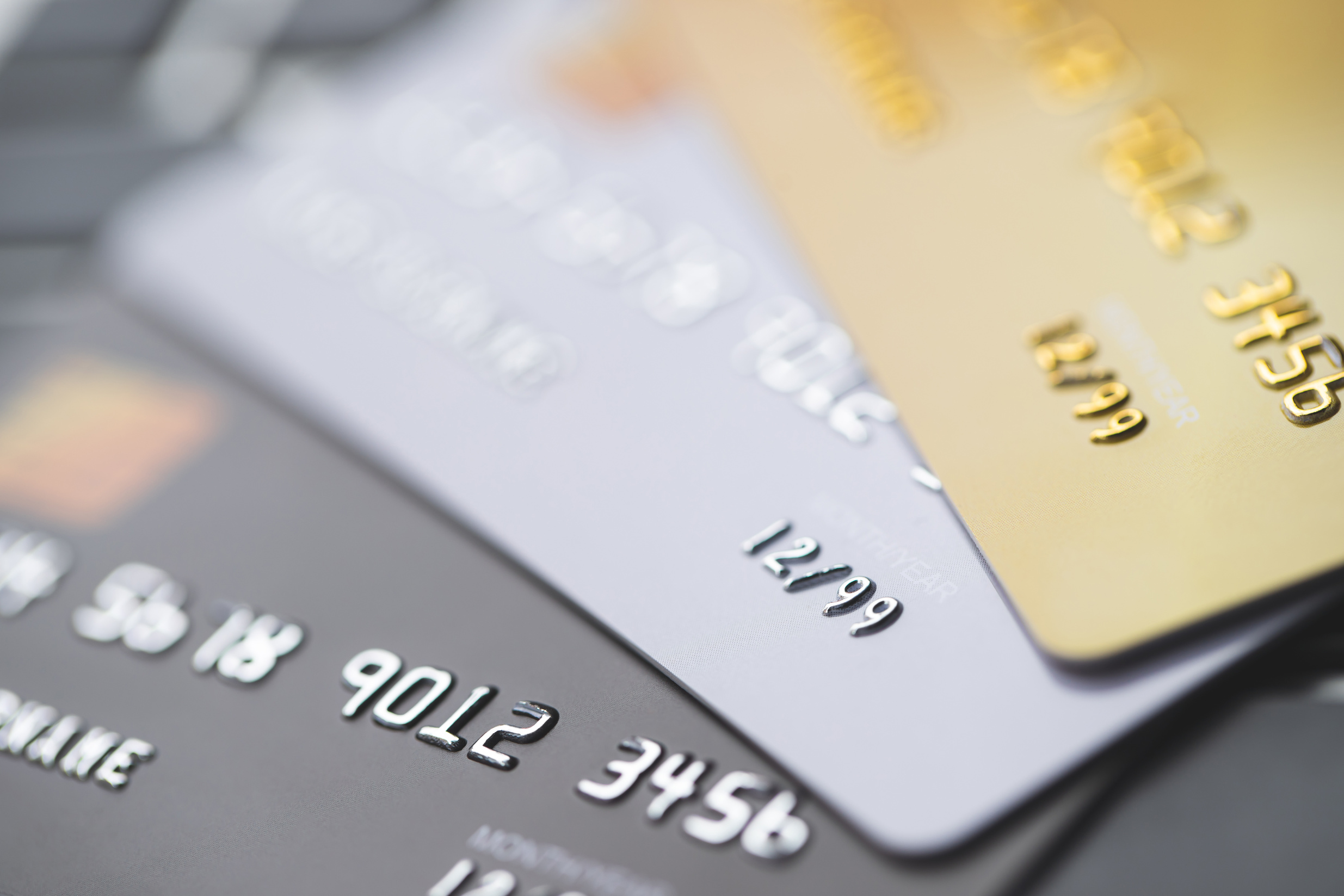 Credit Cards Closeup